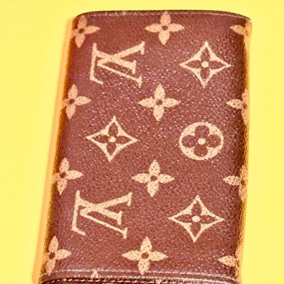 Louis Vuitton Black and Gold Monogram Wallet - Picture 15 of 15
